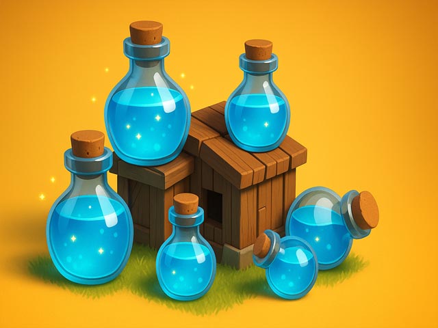 افزایش سرعت سازنده های کلش اف کلنز با معجون سازنده Builder Potion